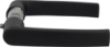 Afbeeldingen van OXLOC Deurkruk blokmodel Bordeaux aluminium zwart 38-42MM