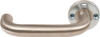 Afbeeldingen van OXLOC Deurkruk/knop + rozet D-model Coevorden RVS 37-47MM