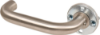Afbeeldingen van OXLOC Deurkruk/knop + rozet D-model Coevorden RVS 37-47MM