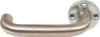 Afbeeldingen van OXLOC Deurkruk/knop + rozet D-model Coevorden RVS 37-47MM