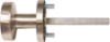 Afbeeldingen van OXLOC Deurkruk/knop + rozet D-model Coevorden RVS 37-47MM