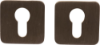 Afbeeldingen van OXLOC Rozet profielcilindergat RVS vierkant 52X2MM