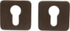 Afbeeldingen van OXLOC Rozet profielcilindergat RVS vierkant 52X2MM