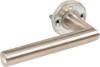 Afbeeldingen van OXLOC Deurkruk/knop + rozet L-model Tilburg RVS 37-47MM
