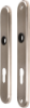 Afbeeldingen van OXLOC Langschild krukgat + profielcilinder ovaal-model RVS PC72