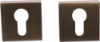 Afbeeldingen van OXLOC Rozet profielcilindergat RVS vierkant 50X11MM