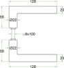 Afbeeldingen van OXLOC Deurkruk L-model Schagen RVS 37-42MM