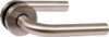 Afbeeldingen van OXLOC Deurkruk + rozet VH L-model Breda RVS PE 37-42MM