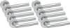 Afbeeldingen van OXLOC Deurkruk + rozet L-model Tilburg RVS PE 37-42MM 10x