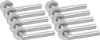 Afbeeldingen van OXLOC Deurkruk + rozet L-model Tilburg RVS PE 37-42MM 10x