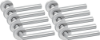 Afbeeldingen van OXLOC Deurkruk + rozet L-model Tilburg RVS PE 37-42MM 10x