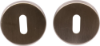 Afbeeldingen van OXLOC Rozet sleutelgat RVS rond stalen onderrozet 52X11MM