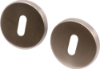 Afbeeldingen van OXLOC Rozet sleutelgat RVS rond stalen onderrozet 52X11MM