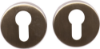 Afbeeldingen van OXLOC Profielcilinder RVS + rozet op kunststof onderrozet 52X11MM