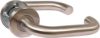 Afbeeldingen van OXLOC Deurkruk + rozet D-model Coevorden RVS ST 37-42MM
