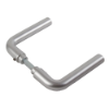 Afbeeldingen van OXLOC Deurkruk gebogen model Lyon aluminium F1 38-46MM