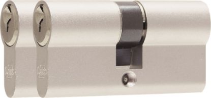 Afbeeldingen van OXLOC Profielcilinder dubbel O3 vernikkeld 30/30MM P2 SKG**