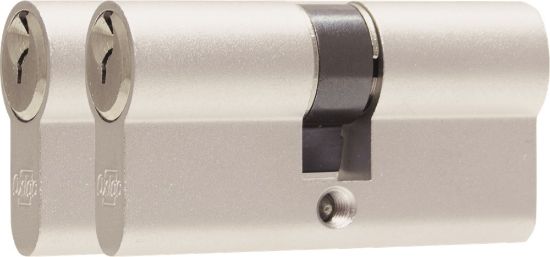 Afbeeldingen van OXLOC Profielcilinder dubbel O3 vernikkeld 30/30MM P2 SKG**