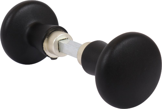 Afbeeldingen van OXLOC Knopkruk draaibaar aluminium zwart 50MM
