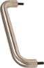 Afbeeldingen van OXLOC Deurgreep 600 rond RVS mat 32X332MM