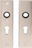 Afbeeldingen van OXLOC Veiligheidskortschild krukgat + profielcilinder binnen/buiten rechte hoeken aluminium PC55