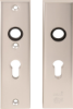 Afbeeldingen van OXLOC Veiligheidskortschild krukgat + profielcilinder binnen/buiten rechte hoeken aluminium PC55