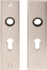 Afbeeldingen van OXLOC Veiligheidskortschild krukgat + profielcilinder binnen/buiten rechte hoeken aluminium PC55