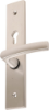 Afbeeldingen van OXLOC Veiligheidslangschild seniorenmodel deurduwer + profielcilinder aluminium recht PC72