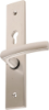 Afbeeldingen van OXLOC Veiligheidslangschild seniorenmodel deurduwer + profielcilinder aluminium recht PC72
