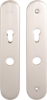 Afbeeldingen van OXLOC Veiligheidslangschild ovaal PC72 aluminium