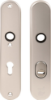 Afbeeldingen van OXLOC Veiligheidslangschild krukgat + kerntrekbeveiliging ovaal aluminium PC72 55MM