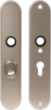 Afbeeldingen van OXLOC Veiligheidslangschild krukgat + kerntrekbeveiliging ovaal aluminium PC72 55MM