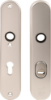 Afbeeldingen van OXLOC Veiligheidslangschild krukgat + kerntrekbeveiliging ovaal aluminium PC72 55MM
