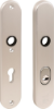 Afbeeldingen van OXLOC Veiligheidslangschild krukgat + kerntrekbeveiliging ovaal aluminium PC72 55MM