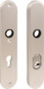 Afbeeldingen van OXLOC Veiligheidslangschild krukgat + kerntrekbeveiliging ovaal aluminium PC72 55MM