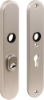 Afbeeldingen van OXLOC Veiligheidslangschild krukgat + kerntrekbeveiliging ovaal aluminium PC55 40MM