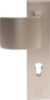 Afbeeldingen van OXLOC Veiligheidslangschild deurduwer + krukgat recht L PC72 55MM