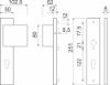 Afbeeldingen van OXLOC Veiligheidslangschild deurduwer + profielcilinder aluminium recht PC55
