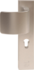 Afbeeldingen van OXLOC Veiligheidslangschild deurduwer + profielcilinder aluminium recht PC55