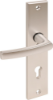Afbeeldingen van OXLOC Veiligheidslangschild deurduwer + profielcilinder recht aluminium PC85