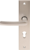 Afbeeldingen van OXLOC Veiligheidslangschild deurduwer + krukgat recht L PC72 40MM