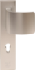Afbeeldingen van OXLOC Veiligheidslangschild deurduwer + krukgat recht R PC72 40MM