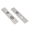 Afbeeldingen van OXLOC Veiligheidslangschild krukgat + kerntrekbeveiliging recht aluminium PC72 40MM