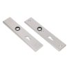 Afbeeldingen van OXLOC Veiligheidslangschild krukgat + profielcilinder binnen/krukgat + profielcilinder buiten rechte hoeken aluminium PC92