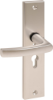 Afbeeldingen van OXLOC Veiligheidslangschild deurduwer + profielcilinder aluminium recht PC55