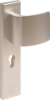 Afbeeldingen van OXLOC Veiligheidslangschild deurduwer + profielcilinder aluminium recht PC55