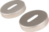 Afbeeldingen van OXLOC Rozet Torino aluminium rond 52X10MM
