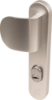 Afbeeldingen van OXLOC Veiligheidslangschild KTB deurduwer + krukgat ovaal L PC72 55MM