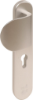 Afbeeldingen van OXLOC Veiligheidslangschild deurduwer + profielcilinder aluminium ovaal PC55