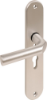 Afbeeldingen van OXLOC Veiligheidslangschild deurduwer + profielcilinder aluminium ovaal PC55